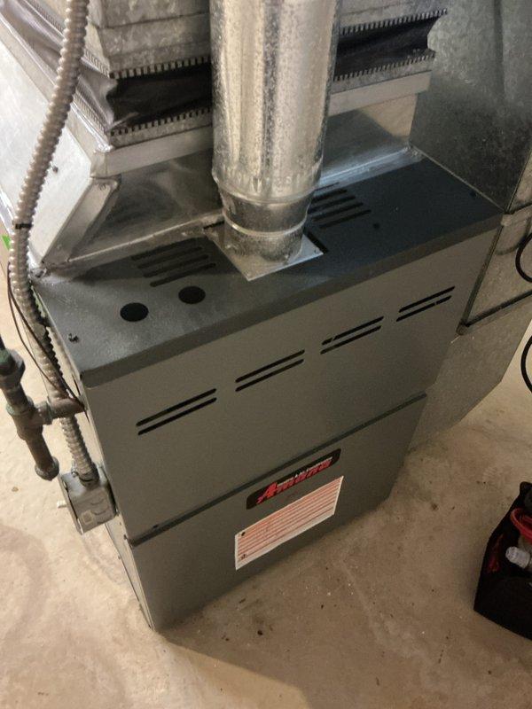 Performed comprehensive gas furnace tune-up and maintenance on Amana residential heating unit. Completed full system inspection, cleaned and tested all components, and verified proper operation of furnace and ductwork connections. Completed city certification paperwork and documentation for compliance requirements.