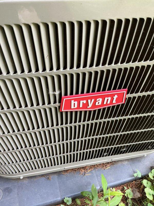 Completed scheduled preventive maintenance on 2018 Bryant air conditioning system under prepaid service agreement. Performed comprehensive tune-up including inspection of condenser unit, verification of proper airflow through coil fins, and standard system performance checks. Unit found operating within normal parameters with exterior components showing typical weathering but maintaining functional condition.