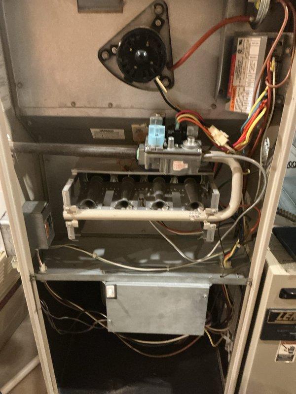 Completed comprehensive tune-up service on multiple air conditioning units and gas furnace system for new customer at older residential property. Performed thorough inspection of furnace components including draft inducer motor, gas valve assembly, burner tubes, heat exchanger, and all electrical connections; verified proper operation of all systems. Technician advised that follow-up visit will be scheduled to assess dryer vent work and provide recommendations on feasibility of service.