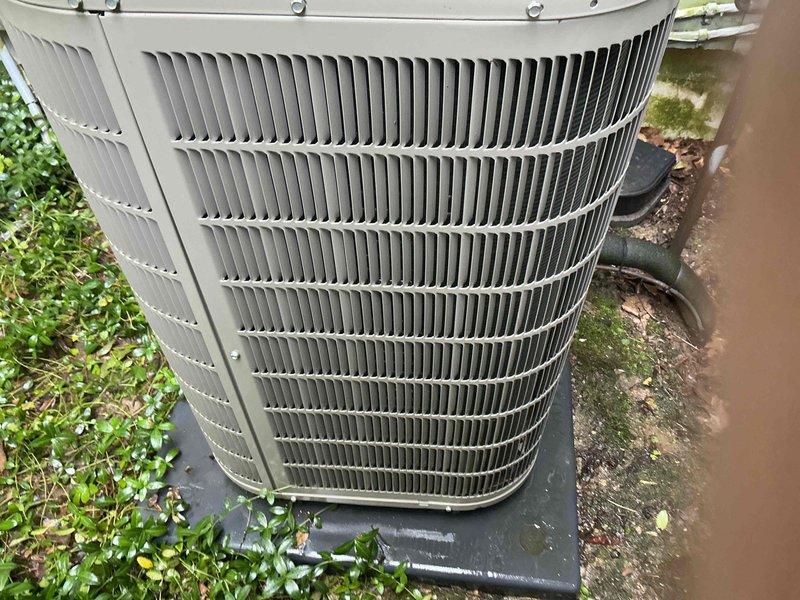 Responded to no cooling call and found thermostat display blank with no power. Diagnosed and repaired faulty thermostat, restoring proper system control and communication. Completed comprehensive air conditioning maintenance including inspection of outdoor condenser unit, verification of refrigerant pressures, electrical component testing, and airflow assessment. System restored to full operational status with all components functioning within manufacturer specifications.