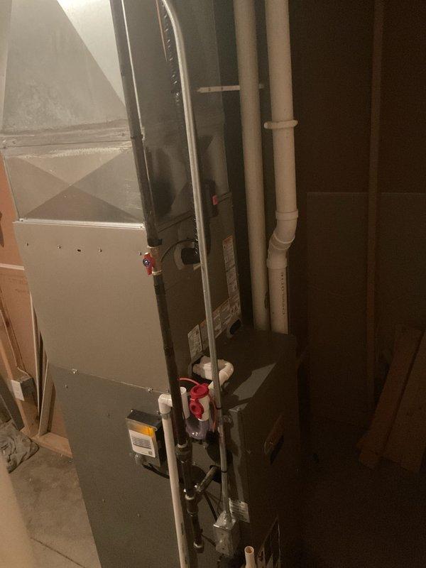 Completed installation of new residential air conditioning system. Installed and configured AC unit with proper refrigerant lines, electrical connections, and integration to existing furnace for cooling distribution through established ductwork. Verified all mechanical connections, tested system operation, and confirmed proper airflow and temperature output throughout the home.