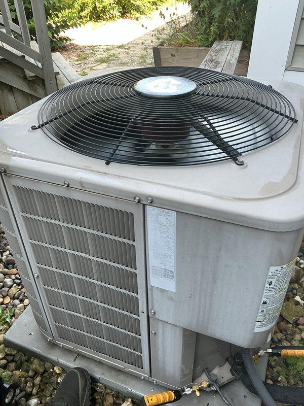 Completed comprehensive preventive maintenance tune-up on residential multi-zone HVAC system, servicing both air conditioning condenser unit and gas furnace. Performed standard inspection protocols including filter replacement, electrical connections verification, refrigerant level assessment, and combustion analysis on heating equipment. All equipment operating within manufacturer specifications; system ready for continued seasonal use.