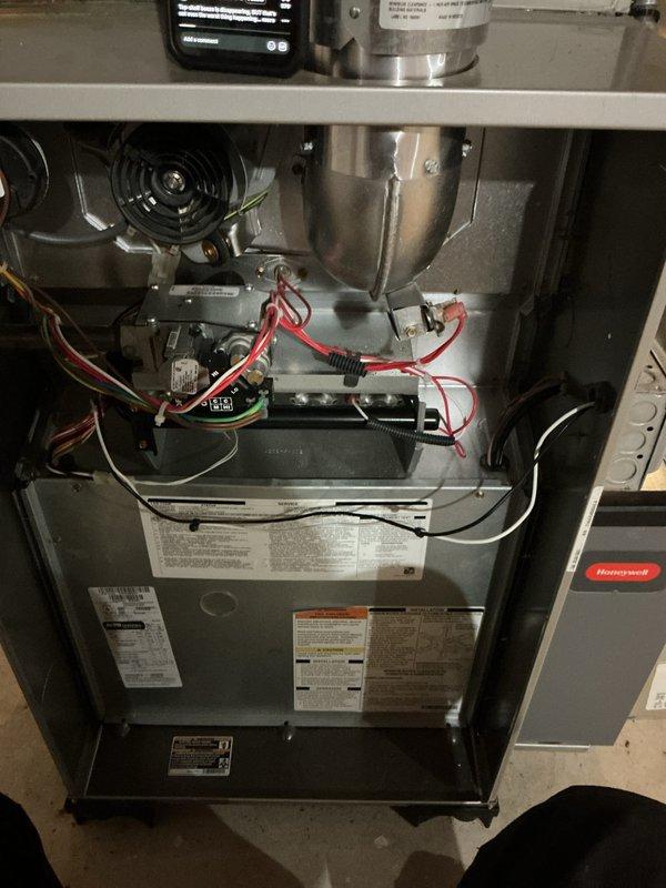 Completed comprehensive tune-up maintenance on multi-system unit including air conditioning and gas furnace components. Performed thorough inspection of furnace heat exchanger, blower assembly, electrical connections, and control board with all components found operating within normal parameters. Collected payment for service agreement renewal.