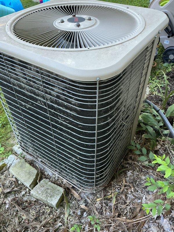 Completed annual air conditioning tune-up on residential outdoor condenser unit. Performed comprehensive system inspection, cleaned condenser coils and exterior surfaces, verified proper operation of all components, and documented equipment condition with photographs. Customer's maintenance renewal has been processed and follow-up service appointment has been scheduled.