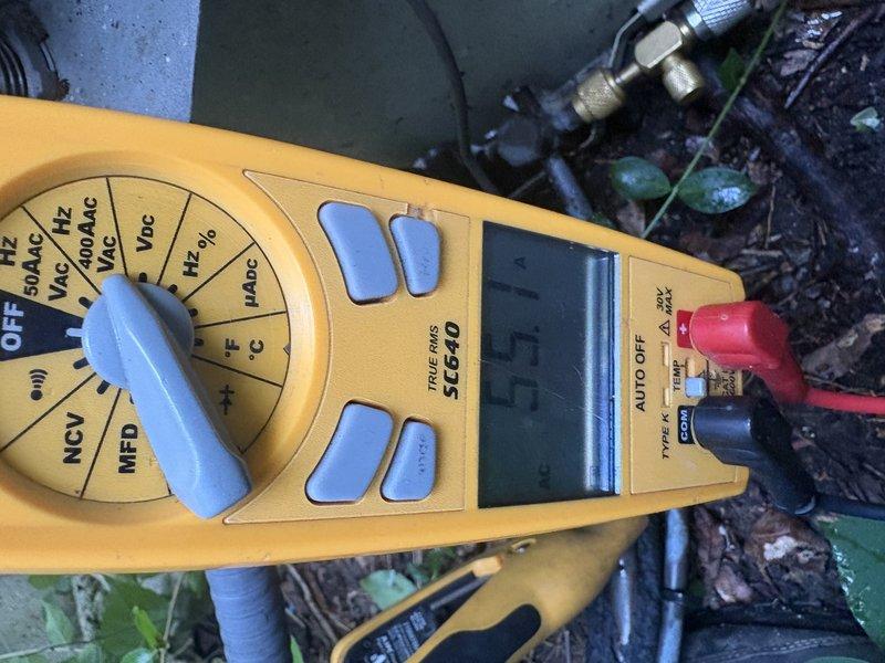 Completed scheduled AC tune-up and preventive maintenance on cooling system. Performed comprehensive system diagnostics using digital multimeter to verify electrical components, capacitor readings, and proper voltage levels at outdoor condensing unit. All measurements within manufacturer specifications, system operating efficiently with no deficiencies noted.