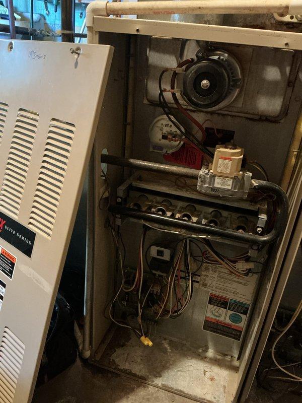 Completed comprehensive tune-up and safety inspection on gas furnace Elite Series heating system. Performed full system diagnostics, inspected blower motor assembly, belt drive components, gas valve manifold, burner assembly, and all electrical connections. Verified proper operation of all safety controls and confirmed system is functioning within manufacturer specifications.