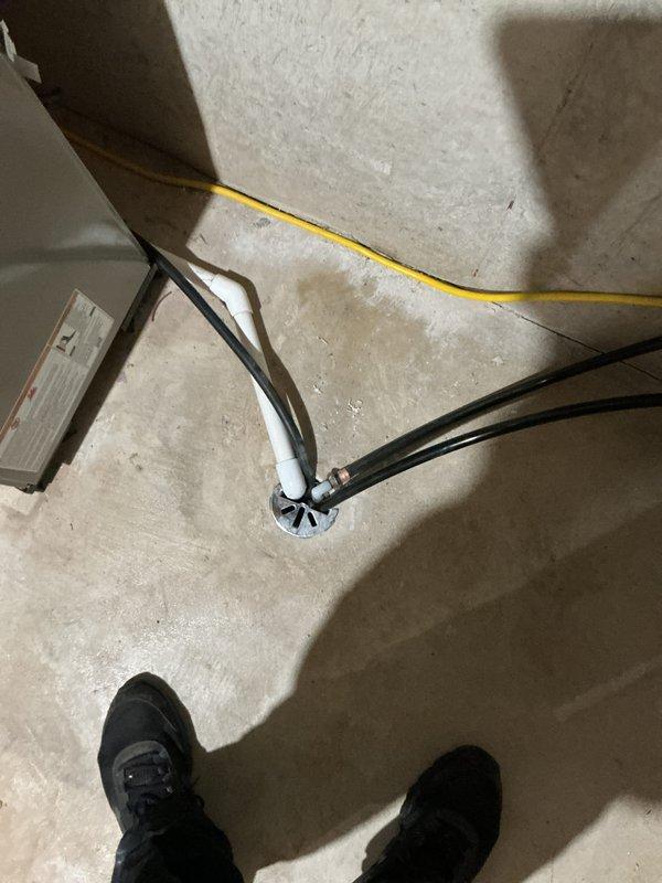 Completed full installation of Bryant heating and cooling system in basement mechanical room. Installed new furnace unit with metallic supply ductwork routing to distribution system, ensuring proper clearances from existing water heater and plumbing infrastructure. Integrated system with homeowner's existing Nest thermostat, maintaining current control interface. All electrical connections completed to code, system tested and operational.