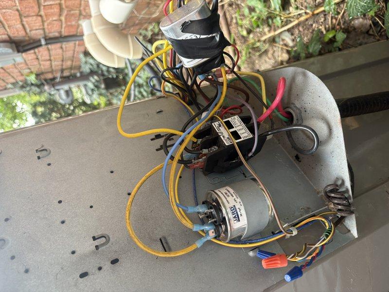 Completed preventive maintenance tune-ups on two air conditioning systems. Inspected and serviced blower assembly components, including motor, capacitor, and electrical connections. All wiring, contactors, and control circuits verified for proper operation and secure mounting. Systems tested and confirmed operating within normal parameters.