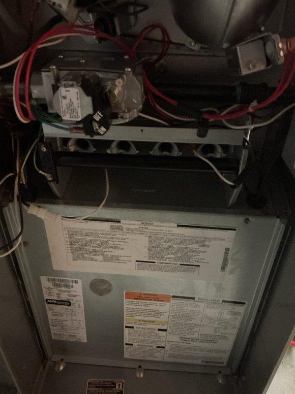 Completed comprehensive multi-system tune-up service on Bryant air conditioning condenser unit and gas furnace system. Performed thorough inspection of furnace interior components including control board, relay systems, and electrical connections; verified proper operation of all wiring harnesses and safety devices. Inspected outdoor AC condenser unit, confirmed proper airflow through louvers, and verified system functionality. All equipment operating within manufacturer specifications upon completion.