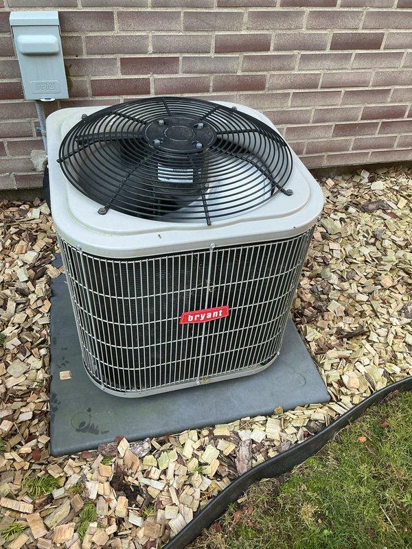 Completed annual air conditioning tune-up on Bryant condenser unit. Performed comprehensive system inspection, verified proper operation of all components, and confirmed unit is operating within manufacturer specifications. Collected payment for service plan renewal and system is ready for continued cooling season operation.
