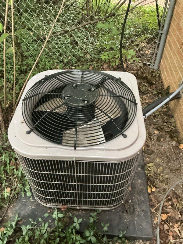Completed comprehensive annual air conditioning tune-up on 4-year-old outdoor condensing unit. Performed full system inspection, cleaned condenser coils, verified refrigerant charge levels, tested electrical connections, and confirmed proper fan motor operation. Unit is operating efficiently within manufacturer specifications with no deficiencies noted.