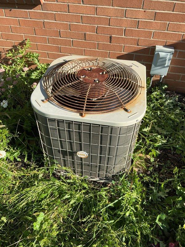 # HVAC Maintenance - PTU/ESA/AC

Completed scheduled preventive maintenance on residential outdoor air conditioning condenser unit. Performed standard inspection and servicing procedures, addressing recurring cooling system concerns. Unit operational upon completion, with system restored to proper cooling function.