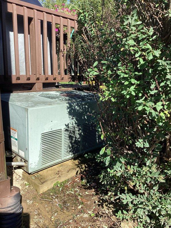 Completed scheduled air conditioning tune-up and preventive maintenance inspection on residential outdoor condensing unit. System evaluated, tested for proper operation, and confirmed to be functioning within normal parameters at time of service.
