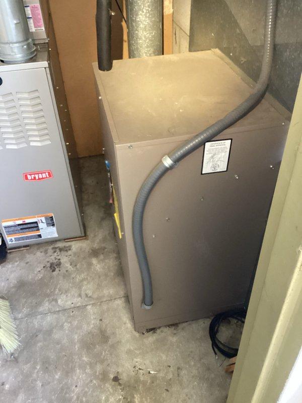 Completed scheduled air conditioning tune-up and preventative maintenance on residential HVAC system. Performed comprehensive inspection of Bryant furnace and air handler unit, checked all electrical connections, verified proper airflow through ductwork, and ensured system components were operating within manufacturer specifications. All equipment found to be in good working condition with no immediate repairs required.
