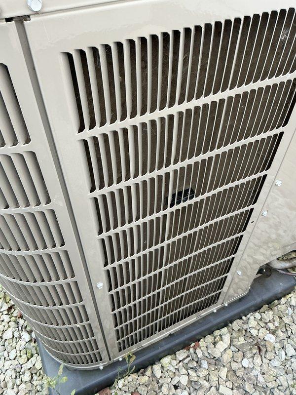 Completed scheduled preventive maintenance on Bryant outdoor condensing unit. Performed standard cooling system inspection, verified proper operation of all components, and documented unit condition with photos showing typical wear consistent with normal outdoor exposure. System restored to optimal cooling performance with all parameters within manufacturer specifications.