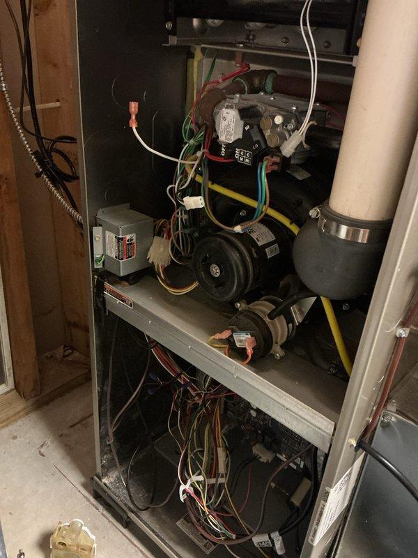 Completed comprehensive multi-system maintenance service including air conditioning and gas furnace tune-ups as part of recurring preventive maintenance program. Performed thorough inspection of all internal components including blower motor assembly, draft inducer, electrical connections, and condensate drainage system. Verified proper operation of both heating and cooling systems, ensuring all mechanical and electrical components are functioning within manufacturer specifications.