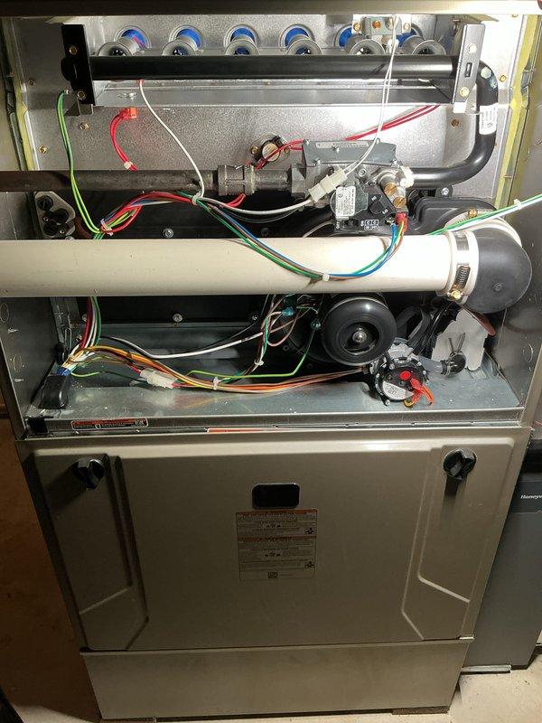 Completed comprehensive tune-up and maintenance on gas furnace and air conditioning system. Performed thorough inspection of furnace components including burner assembly, gas valve, draft inducer motor, blower assembly, and all electrical connections; verified proper operation of all safety controls and cleaned burners as needed. Conducted air conditioning system evaluation and routine maintenance to ensure optimal performance for both heating and cooling equipment.