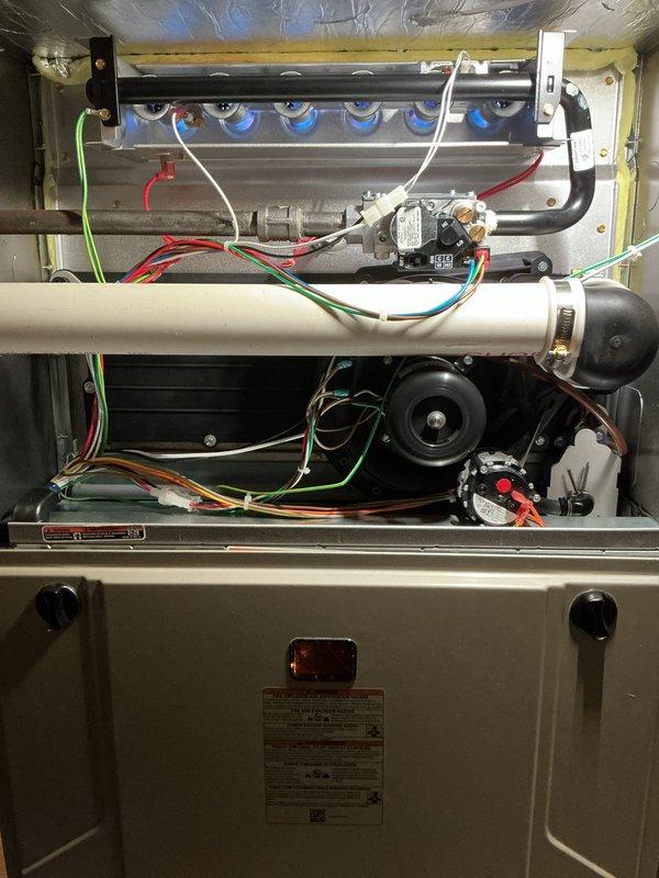 Completed comprehensive tune-up and maintenance on gas furnace and air conditioning system. Performed thorough inspection of furnace components including burner assembly, gas valve, draft inducer motor, blower assembly, and all electrical connections; verified proper operation of all safety controls and cleaned burners as needed. Conducted air conditioning system evaluation and routine maintenance to ensure optimal performance for both heating and cooling equipment.