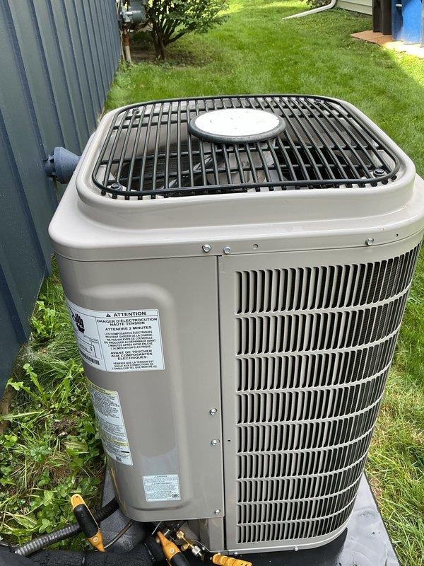 Completed comprehensive preventive maintenance tune-ups on both the air conditioning condenser unit and gas furnace air handler system. Performed thorough inspection of all mechanical and electrical components including compressor, refrigerant lines, evaporator assembly, blower motor, and heat exchanger; verified proper operation of all safety controls and electrical connections; cleaned condenser coils and checked refrigerant line connections at outdoor unit. Customer enrolled in maintenance membership program at completion of service.
