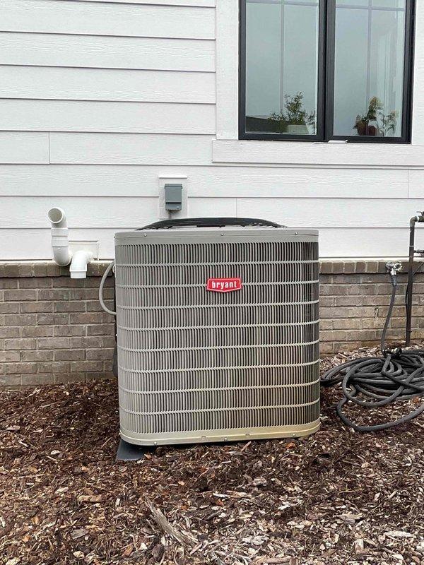 Completed comprehensive AC tune-up on older Bryant air conditioning unit, performing standard maintenance procedures including inspection, cleaning, and system testing. Evaluated mini split system per request and identified small refrigerant leak requiring attention. Updated membership account using existing heating credit and processed annual renewal for both AC and gas furnace coverage.