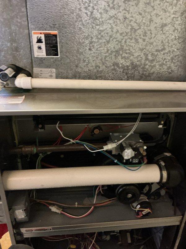 Completed comprehensive tune-up and maintenance on multi-zone HVAC system including both air conditioning and gas furnace units. Inspected internal components, condensate drain lines, electrical connections, and motors; verified proper operation of all system components and documented equipment condition with photographic records for service history.
