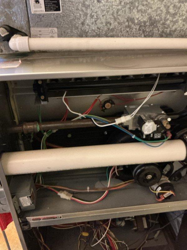 Completed comprehensive tune-up and maintenance on multi-zone HVAC system including both air conditioning and gas furnace units. Inspected internal components, condensate drain lines, electrical connections, and motors; verified proper operation of all system components and documented equipment condition with photographic records for service history.