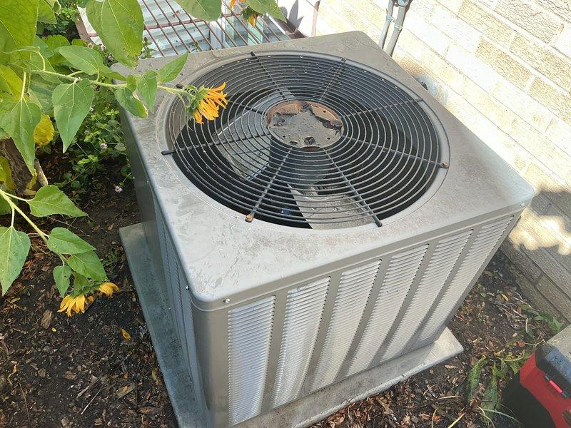 Performed comprehensive air conditioning tune-up and maintenance on outdoor condenser unit as part of scheduled recurring service covered under active membership plan. Conducted thorough inspection of unit components including fan motor operation, condenser coil condition, refrigerant line connections, and electrical systems. Unit found operating within normal parameters with all safety controls functioning properly; system ready for continued cooling operation.