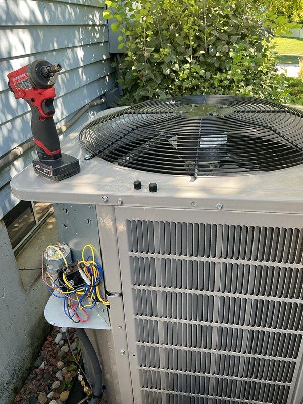 Completed scheduled air conditioning tune-up and preventative maintenance service. Performed electrical diagnostics on outdoor condenser unit, measuring amperage draw at 89.6 amps to verify compressor performance within manufacturer specifications. Inspected and serviced electrical connections in junction box, ensuring all wire terminations were secure and properly torqued.