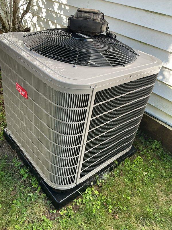 Completed comprehensive maintenance tune-up on 1-year-old Bryant HVAC system including both gas furnace and air conditioning condenser unit. Performed full system inspection with multimeter diagnostics on furnace components, verified proper operation of blower motor, heat exchanger, and electrical connections. Inspected outdoor condenser unit, confirmed proper fan operation, and verified refrigerant levels. Both heating and cooling systems tested and found operating within manufacturer specifications with no deficiencies noted.