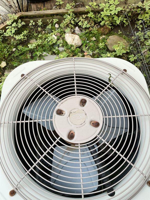 Completed scheduled air conditioning tune-up and preventive maintenance on residential outdoor condenser unit. Performed comprehensive system inspection, checked refrigerant levels, cleaned condenser coils, verified proper fan operation, and tested electrical connections. Unit operating within normal parameters upon completion.