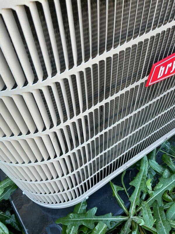 Completed routine maintenance on Bryant air conditioning system and Honeywell generator. Inspected condenser unit, verified proper airflow through coils and grilles, and confirmed system operational status. Customer enrolled generator and water heater into maintenance program for ongoing service coverage.