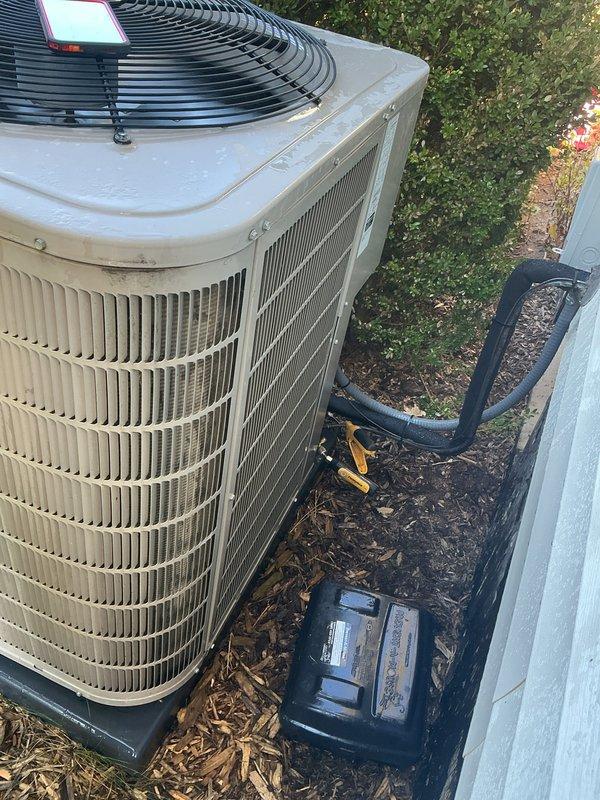 Completed comprehensive tune-up and preventive maintenance on multi-zone Bryant HVAC system, servicing both the indoor gas furnace air handler and outdoor air conditioning condensing units. Performed full system inspection, tested all electrical components and connections, verified proper refrigerant levels and pressures using diagnostic instruments, inspected blower motor and fan assemblies, checked all wiring harnesses for secure connections, and confirmed operational efficiency of both heating and cooling systems.