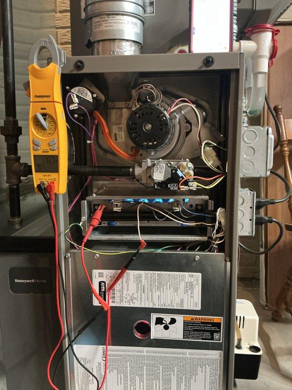 Completed comprehensive maintenance tune-up on gas furnace and air conditioning system. Performed full system inspection with access panel removal, verified proper operation of burner assembly with visual confirmation of flame characteristics, tested electrical components and control board connections, and utilized diagnostic equipment to measure system performance parameters. All components found operating within manufacturer specifications, and membership renewal was processed.