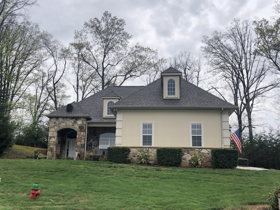 Vonore, TN - New GAF Roofing System, GAF Timberline HD Color: Weathered Wood, GAF GOLDEN PLEDGE WARRANTY, Re-Roof, Rarity Bay, Vonore, Maryville Roofer Vonore, TN - New GAF Roofing System, GAF Timberline HD Color: Weathered Wood, GAF GOLDEN PLEDGE WARRANTY, Re-Roof, Rarity Bay, Vonore, Maryville Roofer