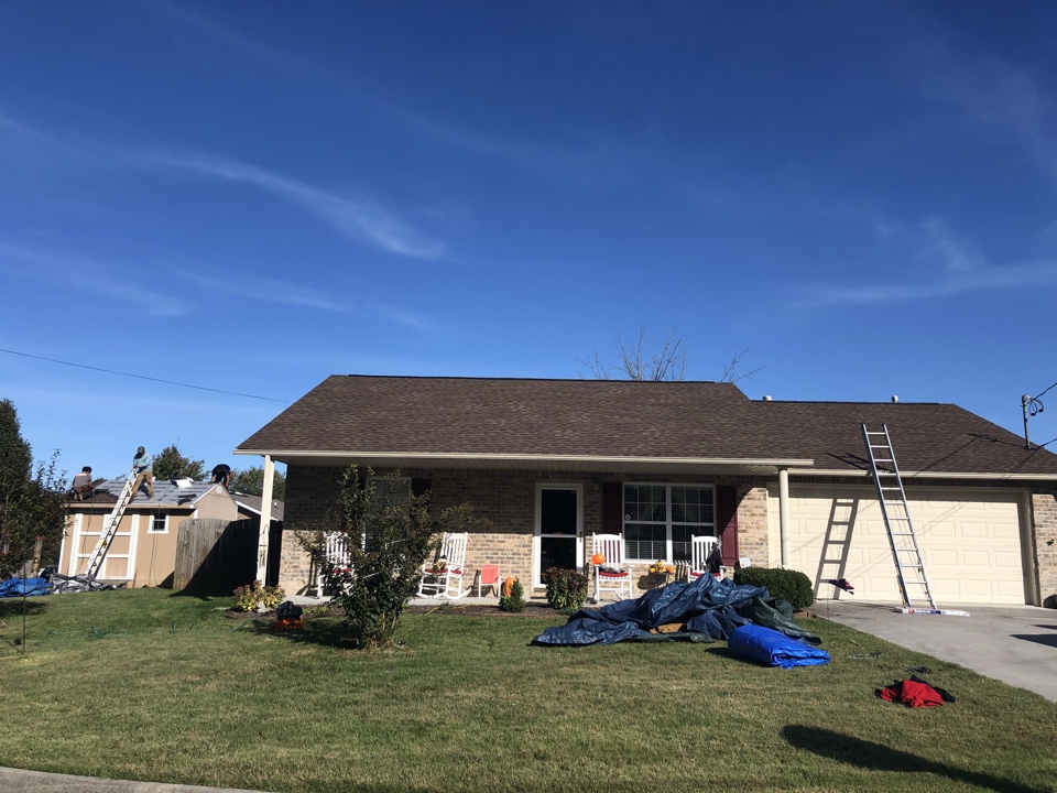 Corryton, TN - NEW GAF ROOFING SYSTEM, TIMBERLINE HD, COLOR: BARKWOOD, FULL HOUSE AND SHED ROOF REPLACEMENT, VALLEY VISTA CONSTRUCTION, MARYVILLE ROOFER Corryton, TN - NEW GAF ROOFING SYSTEM, TIMBERLINE HD, COLOR: BARKWOOD, FULL HOUSE AND SHED ROOF REPLACEMENT, VALLEY VISTA CONSTRUCTION, MARYVILLE ROOFER