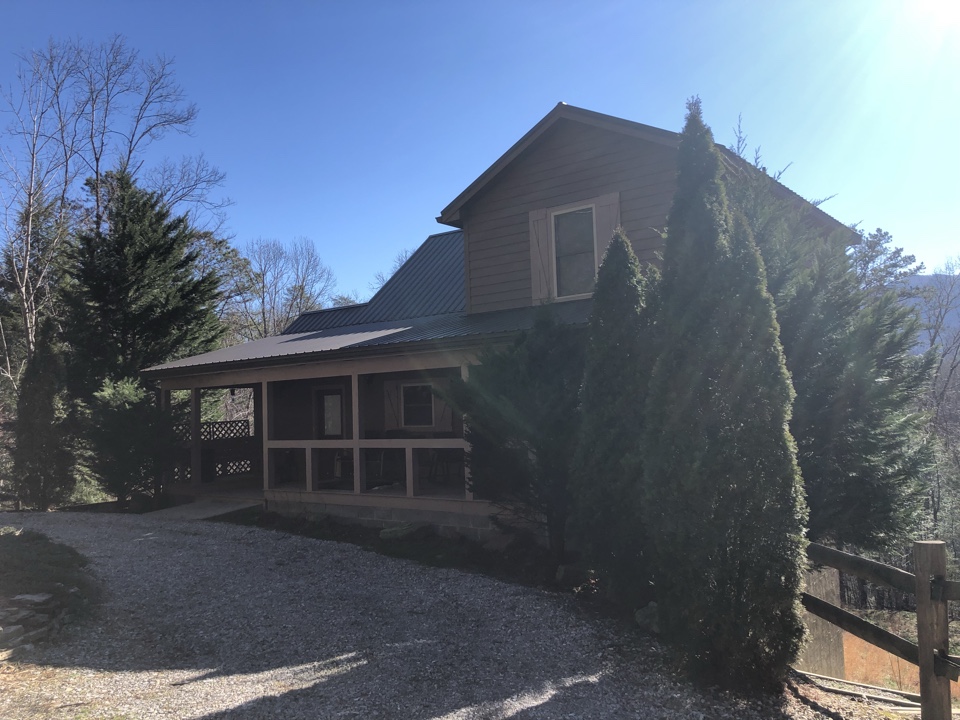 Townsend, TN - New Metal Roof, Full Roof Replacement, Metal, Color: Burnish Slate, Laurel Valley, Maryville Roofer, Townsend, Blount, Insurance Claim Townsend, TN - New Metal Roof, Full Roof Replacement, Metal, Color: Burnish Slate, Laurel Valley, Maryville Roofer, Townsend, Blount, Insurance Claim