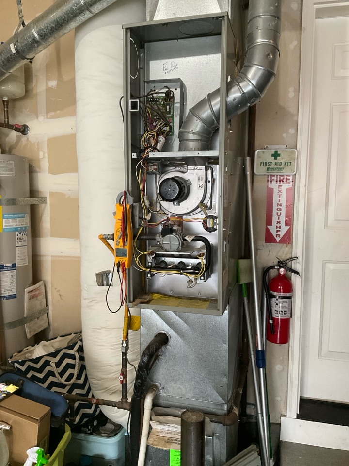 Preventative Maintenance on 80% Efficiency Gas Furnace 