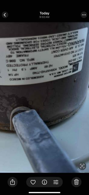 This estimate is for replacement of condenser fan motor and a capacitor. Upon review of system I have found that the condenser fan motor has seized up and locked out. Motor has gone bad and needs to be replaced in order for central cooling system to operate properly. Will return to replace condenser fan motor. Job complete.