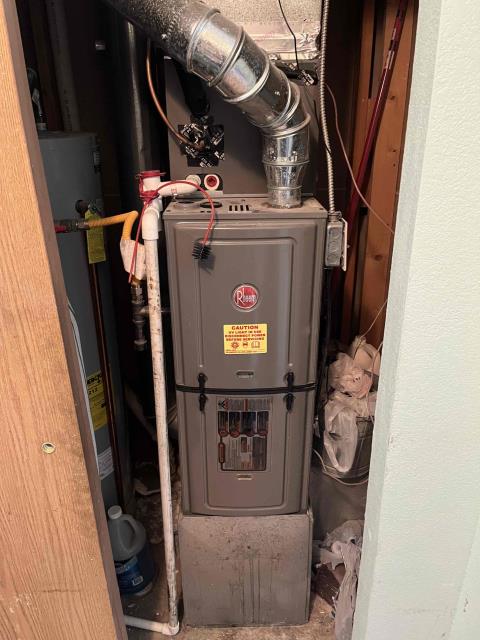 The technician came out today for an indoor air quality service call. We cleaned all of the air ducts, all of the supply and returns and registers. The technician then applied an antimicrobrial spray in the air ducts for sanitizing. Job complete.