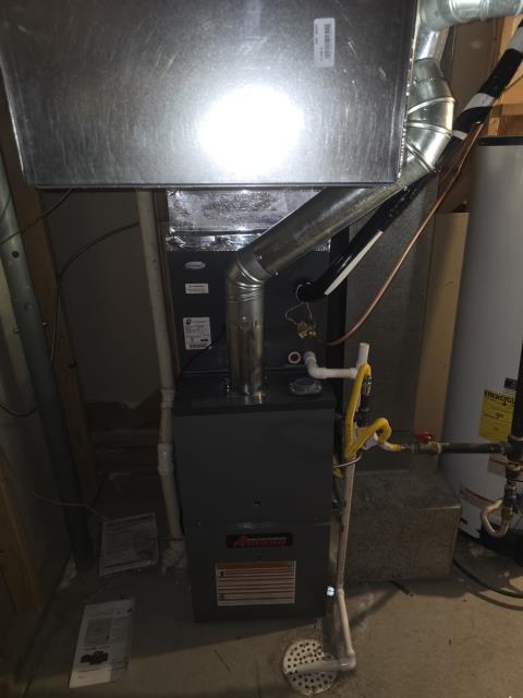 Came out today for full system install with ac being added on. 
Removed furnace and replaced with new. Installed Prestige iaq with redlink connected all components for redlink gateway prestige iaq, outdoor sensor, turned on after to verify proper working order and found no issues. Job complete. 