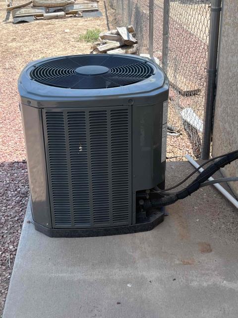 This estimate is to top off 410a 1 lb. Trane system 

Topped off and completed job.