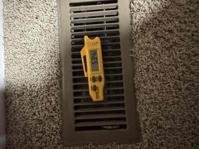 Came out today for AC no cooling. Checked evap coil for block of ice and checked filter. Found filter clogged with debris. Replaced 24v filter pad and checked supply vent.  No further problems found at this time. Job complete. 