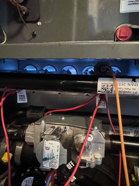 Swapped out ignitor on furnace due to faulty factory wiring on ignitor. 