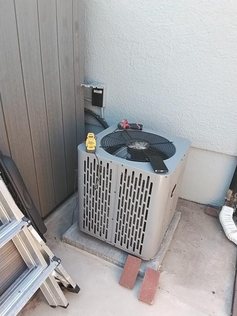 Went out today for AC no cool. Contactor is dead across 24v 
Capacitor tested good. Compressor rolls over when Contactor is manually engaged. After tstat was replaced system is running as it should. Job complete. 