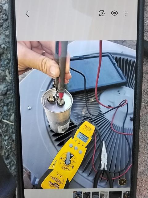 No Cool, Failed Capacitor.  Replacement Capacitor installed (5year warranty turbo cap) system started cooling immediately.  Good to go.


