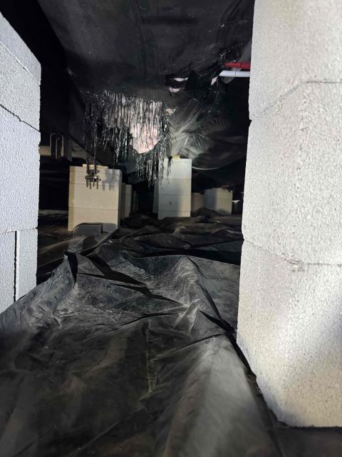 Customer stated duct work had rodents invading supply and now possibly return. Found spot where rodents were getting into supply run. Other rooms had nests and mice droppings at supply opening. Pictures are attached with damages. Damaged run is 6 inch. Will replace runs and will replace ducts due to mess. To replace flexed runs we will need to cut open insulation to get to supply runs. We will not replace insulation covers we will only patch the damaged area and seal openings made by us. Customer will call office once a decision is made. Emailed estimates. Job complete. 