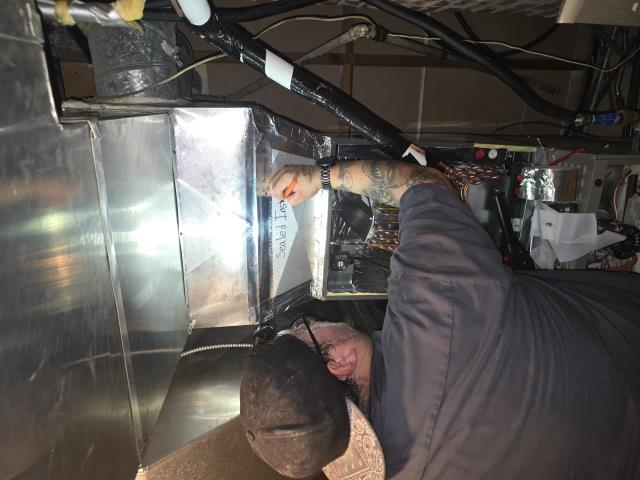 Technicinans are onsite today do an ac addition of a 2 Ton 13 seer Goodman Ac Unit and matching evap cool. Electricians completed electrical portion. Technicians made sure the Ac was up and cooling before leaving. Inspection scheduled for Friday. Job complete.