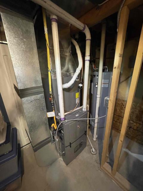 Tech onsite today to complete a 1 year Rheem furnace maintenance visit. Completed maintenance checklist and Cleaned unit top to bottom. Sent IAQ Recommendations by email. Job Complete.