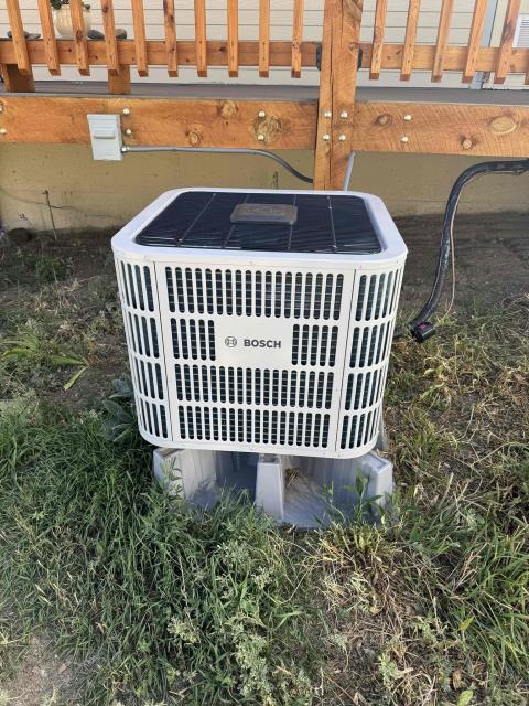 Onsite today for a Bosch Heat Pump Heating & Cooling maintenance membership visit. Completed maintenance checklist and found No issues on HVAC system. Job Complete.