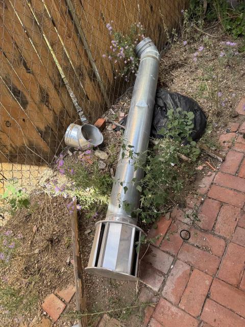 Onsite today for venting repair estimate. Technician determined that homes B-vent mounted to house had came apart and fell off. Went over estimate with client. Job Complete.